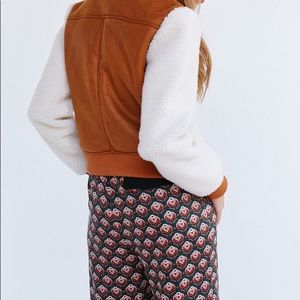 Members only Sherpa faux shearling jacket.